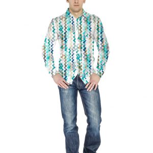 Digital Printed Full sleeves Shirt For Mens/Boys