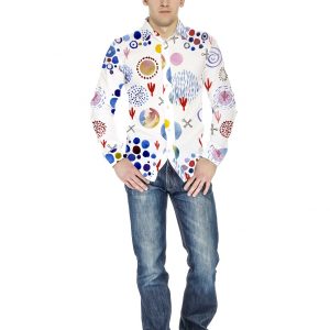 Digital Printed Full sleeves Shirt For Mens/Boys