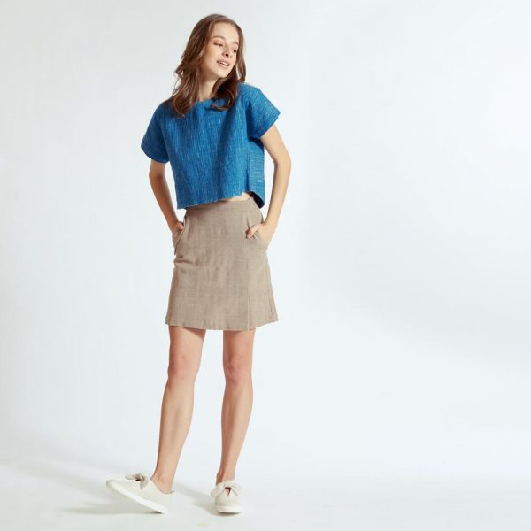 taktai skirt burrow one pocket short skirt