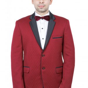 Jacquard diamond pattern woven Blazer/Coat CLOTHING