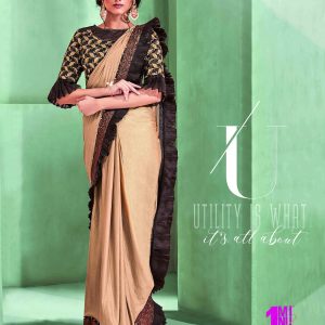 Utility Is What Its All About(one minute Fusion Saree)